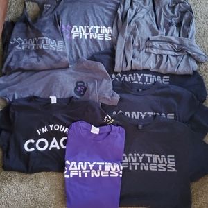 Anytime fitness bundle of shirts